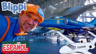 Blippi aprende sobre aviones en el Museo del Vuelo | Aprende con Blippi | s Educ
