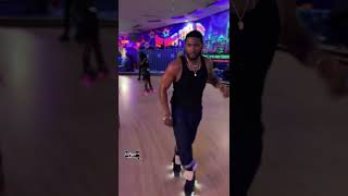 Usher Skating at Sunday Night at Sparkles