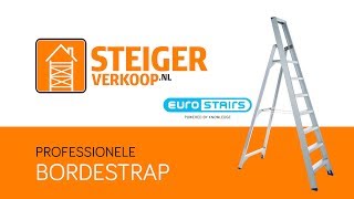 Eurostairs aluminium bordestrap van Euroscaffold