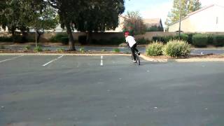 Target session with friends, Bmx street