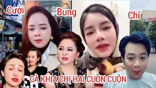 Góc Xàm Sư | Cười Cùng Chị Em Xứ Nẫu - Kim Oanh Cà Khịa Chị Hai Cuồn Cuộn Cười Bể Bụng Bầu