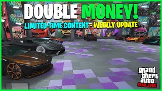 DOUBLE MONEY, DISCOUNTS \u0026 LIMITED-TIME CONTENT! - GTA ONLINE WEEKLY UPDATE