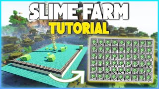 Minecraft EASY Slime Farm Tutorial! 1.20+ (3000+ Slimeballs P/H)
