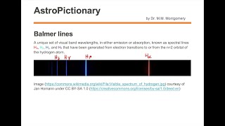 Balmer lines