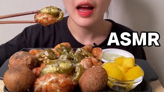 [ASMR MUKBANG] 푸라닭 순살고추마요에 블랙치즈볼 먹방ASMR🍗, PURADAK CHICKEN MUKBANG, 치킨먹방, CHICKEN ASMR,EATING SOUNDS