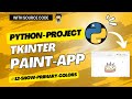 Show Primary Colors in Python Paint Application | Python Project Paint App - 12