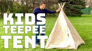 Kids Canvas Indian Teepee Tent Playhouse by Lavievert Review