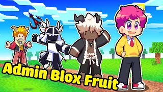 HIHA TROLL LÀNG SINH TỐ BẰNG CÁCH GIẢ ADMIN BLOX FRUIT TRONG MINECRAFT 🤣