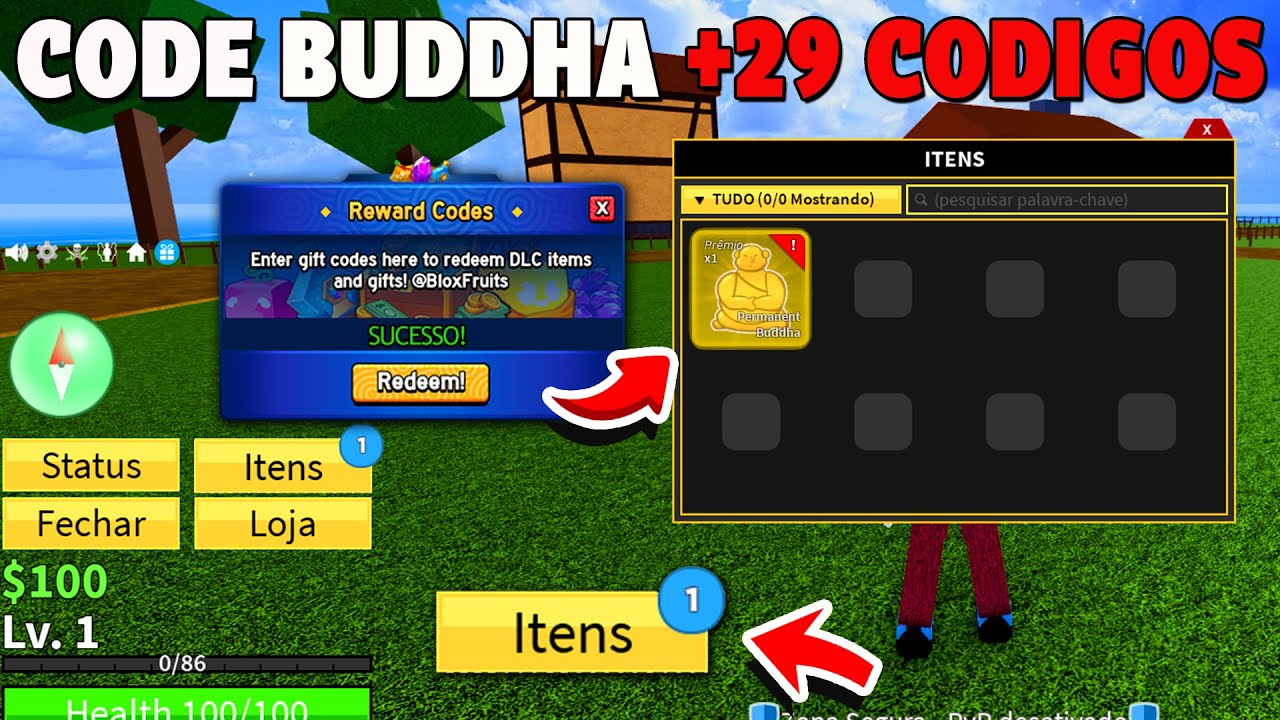 NOVO CÓDIGO DA FRUTA BUDDHA NO BLOX FRUITS + 29 CÓDIGOS DE EXP BELI E ...