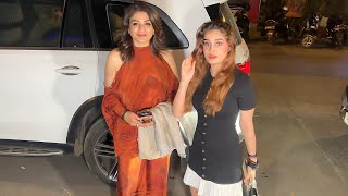 Raveena Tandon And Rasha Thadani for a dinner date Spotted At Bandra 😍 🥘