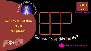 Matchstick games | matchstick puzzles | Riddles |mind games | brain teasers |mental | IQ test |top