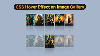 Create a Stunning Image Gallery 🖼️ | Hover Effects Tutorial HTML/CSS| mzcode01 #coding #css #shorts