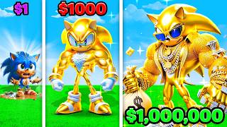$1 To $10,000,000 SONIC In GTA 5!