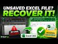 How to Recover an Unsaved Excel File After Closing Without Saving