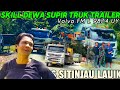 PENUH TANTANGAN !! Pengalaman Berharga Sopir Truk Trailer Volvo Lewat Sitinjau Lauik