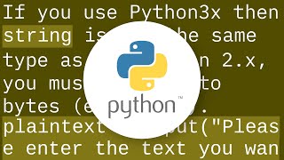 TypeError: 'str' does not support the buffer interface