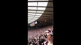 the Hearts song heart of midlothian v hibs scottish cup final 19 may 2012