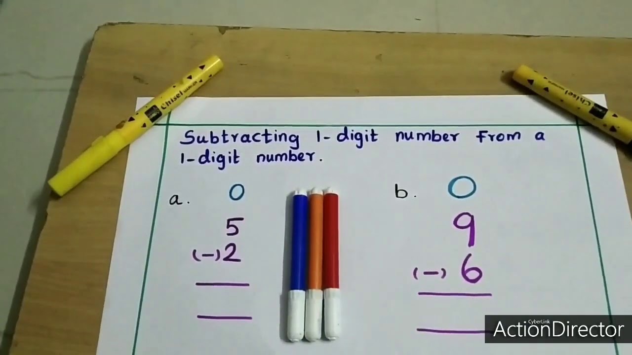 Maths Ii Std Chapter 4 Subtraction Part 1 Youtube
