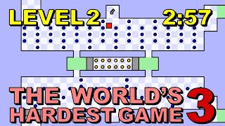 [Former WR] The World's Hardest Game 3 Level 2 in 2:57 (Any%)