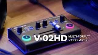 Roland V-02HD Multi-Format Video Mixer