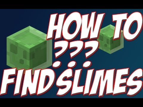 How to find / spawn slimes in Minecraft How to find / spawn slimes in Minecraft