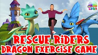 Dragon Exercise for Kids |  Learn About Mythical Creatures | Indoor Workout for Children