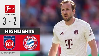 FC Heidenheim gegen Bayern München 3 - 2 | Bundesliga 2024 – Highlights
