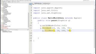 Set Drawing Mode to XOR Example in Applet