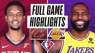 CAVALIERS at LAKERS | FULL GAME HIGHLIGHTS | October 29, 2021