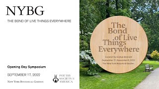 The Bond of Live Things Everywhere Symposium