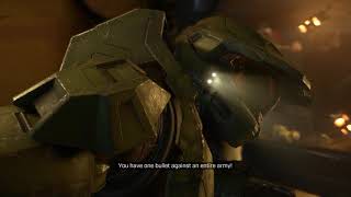 Masterchief does NOT respect the covenant Halo Infinite