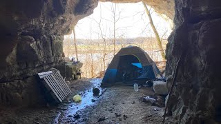 Girls youth group discovers convicted felon's hideaway in Indiana cave