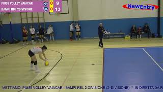 10/12/2024 - 2^ DIVISIONE: PIU'39 VOLLEY VAIACAR - BAMPI RBL 2 DIVISIONE