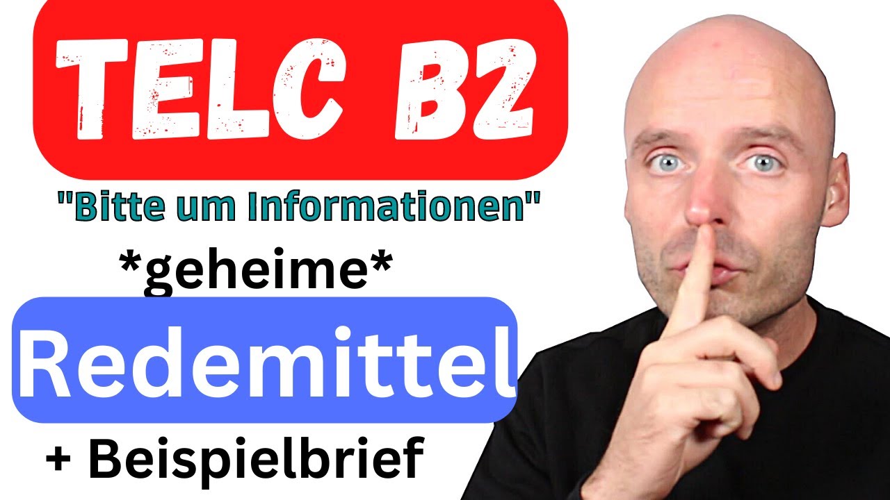 Mit Diesen REDEMITTELN Bestehst Du Die TELC B2 Prüfung | Bitte Um ...