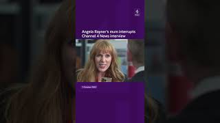 Angela Rayner’s mum interrupts Channel 4 News interview