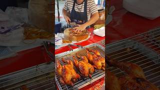 นี่ก็ขายดี ไก่อบโอ่ง ตลาดนัดวัดดอกไม้ #ไก่อบ #ไก่อบโอ่ง #ของกิน #thaifood #ตลาดนัด #thaistreetfood