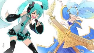 [MMD][League of Legends] LUVORATORRRRRY! (Sona and Miku)