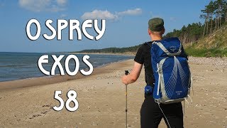 OSPREY EXOS 58. ЛЁГКИЙ И НАДЁЖНЫЙ РЮКЗАК