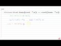 Prove that `tan(cot^(-1)x)=cot(tan^(-1)x)`