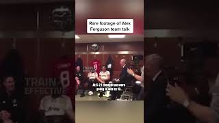 Unseen footage of Sir Alex Ferguson Manchester United team talk