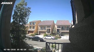 Annke Nova S 1080P HD WiFi Security Camera - Sample Footage - Poc Network