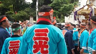 令和元年　新宿　花園神社　例大祭　三光町　町内神輿渡御　宮出し　2019.5.26 Shinjuku Hanazono Jinja