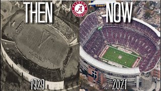 College Football stadiums THEN & NOW