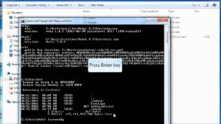 Getting started with writing ruby programs on Windows