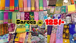 Wholesale sarees in Madina market || Kala textiles || Latest sarees collections || 9000089610