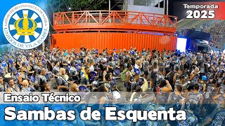 Vila Isabel 2025 | Sambas de Esquenta  - Ensaio Técnico |  Samba ao vivo #ET25