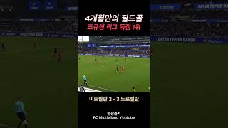 조규성 덴마크 리그 득점 순위 단독 1위