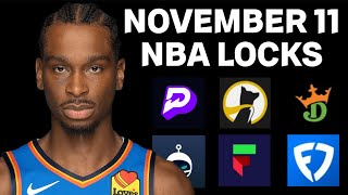 (25-0🔥) NBA PRIZEPICKS Today | Week 4 (11/11/24) | FREE NBA Best Bets, Predictions and Player Props