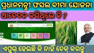 How to check PMFBY Application status // ପ୍ରଧାନମନ୍ତ୍ରୀ ଫସଲ ବୀମା ଯୋଜନା ଷ୍ଟାଟସ୍ ଚେକ୍ କରନ୍ତୁ