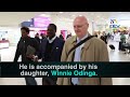 exclusive raila odinga arrives in the uk for democracy forum